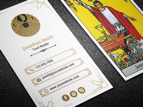 Tarot Business Card Templates